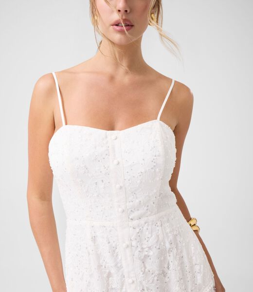 جيس evelyn beaded lace dress