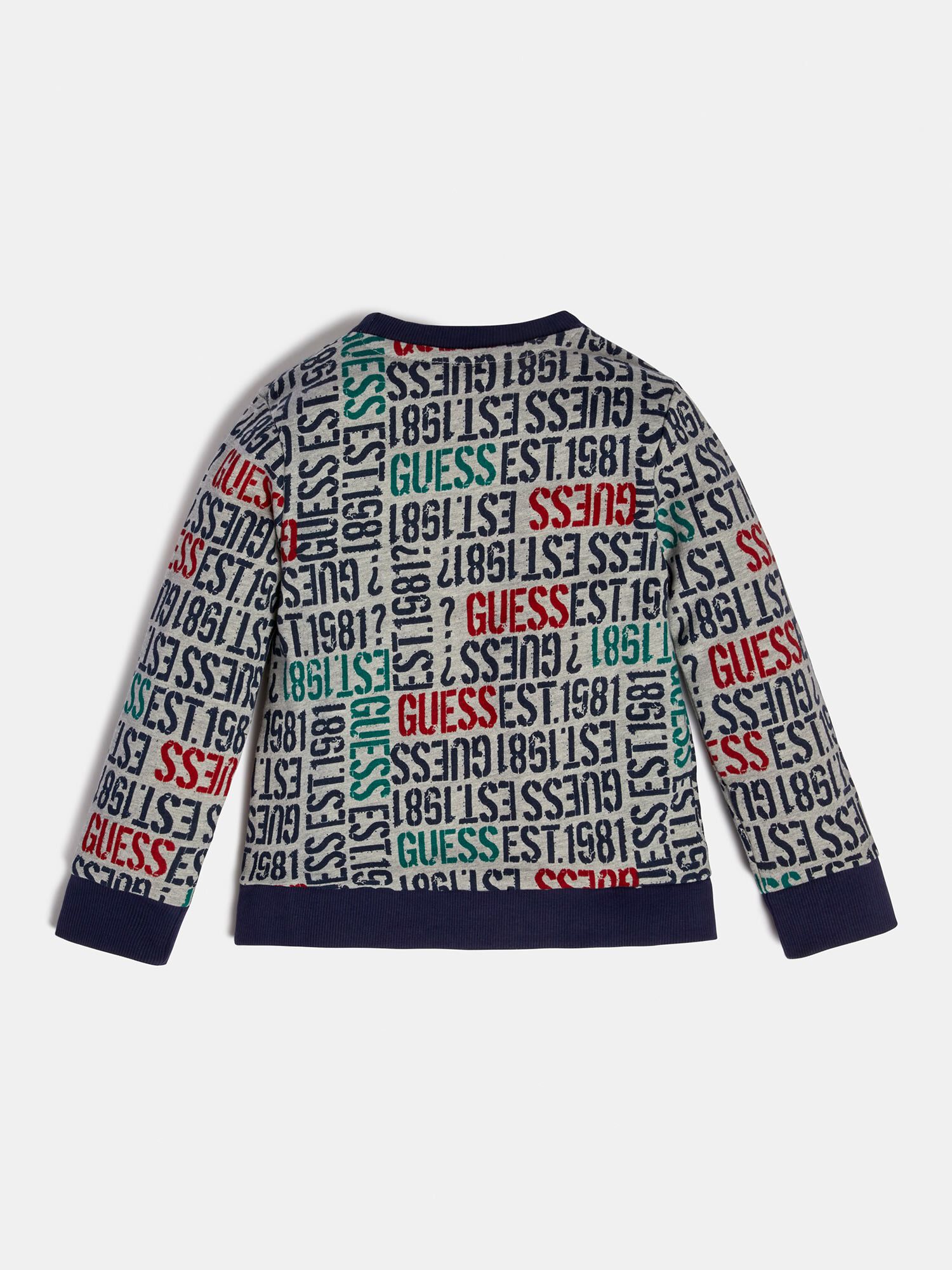 Guess striped 2025 sweatshirt