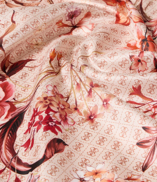 Floral Print Foulard