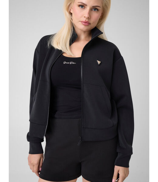 High neck sweatshirt