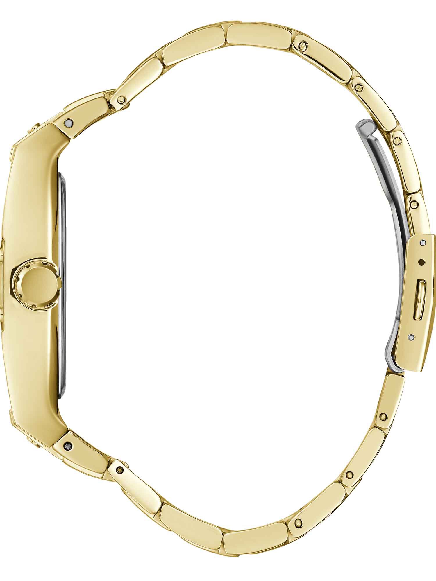 Guess gold tone multifunction watch outlet