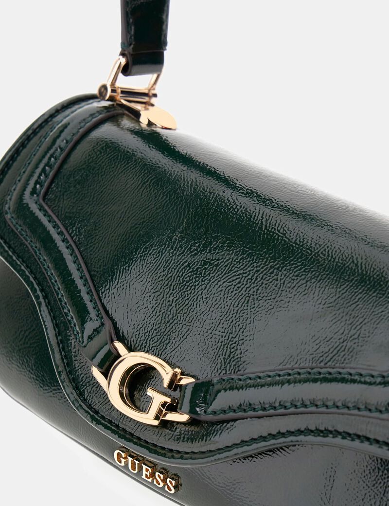 Dea patent mini crossbody bag