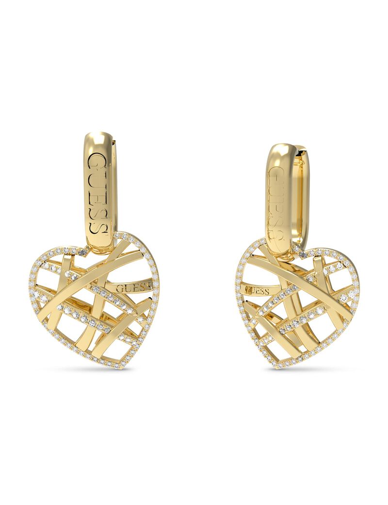 Heart Cage Women'S Earring