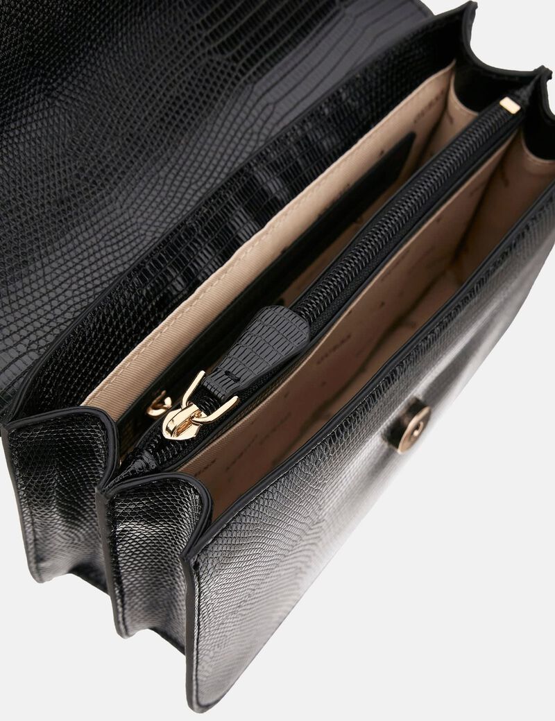 حقيبة سالينج كروس بودي بطبعة جلد التمساح