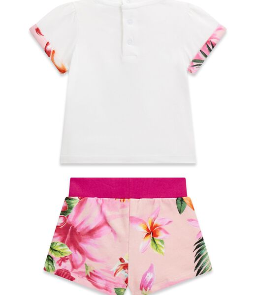 SET SS T-SHIRT+ACTIVE SHORTS