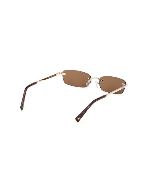 Rectangle metal sunglasses