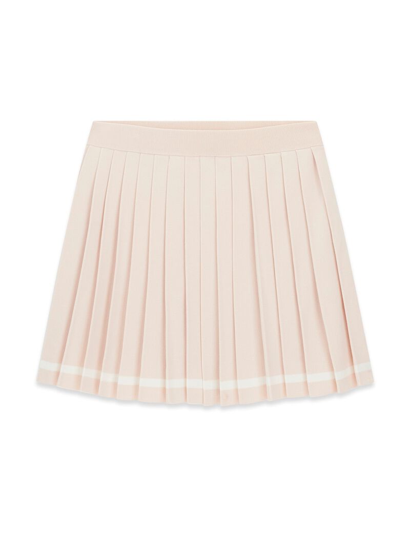 Pleated mini skirt