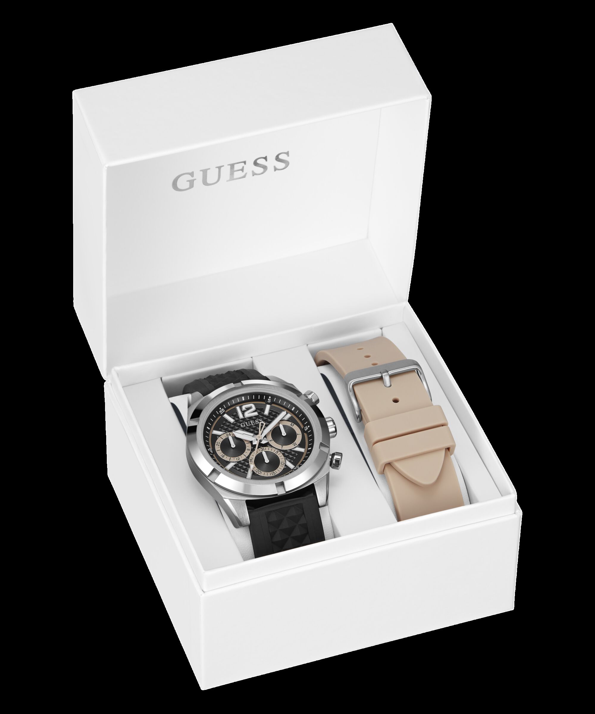 Guess watch interchangeable leather strap new arrivals