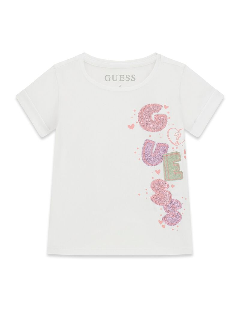 guess high low ss t shirt