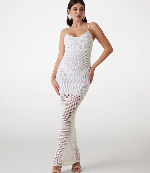Long crochet dress