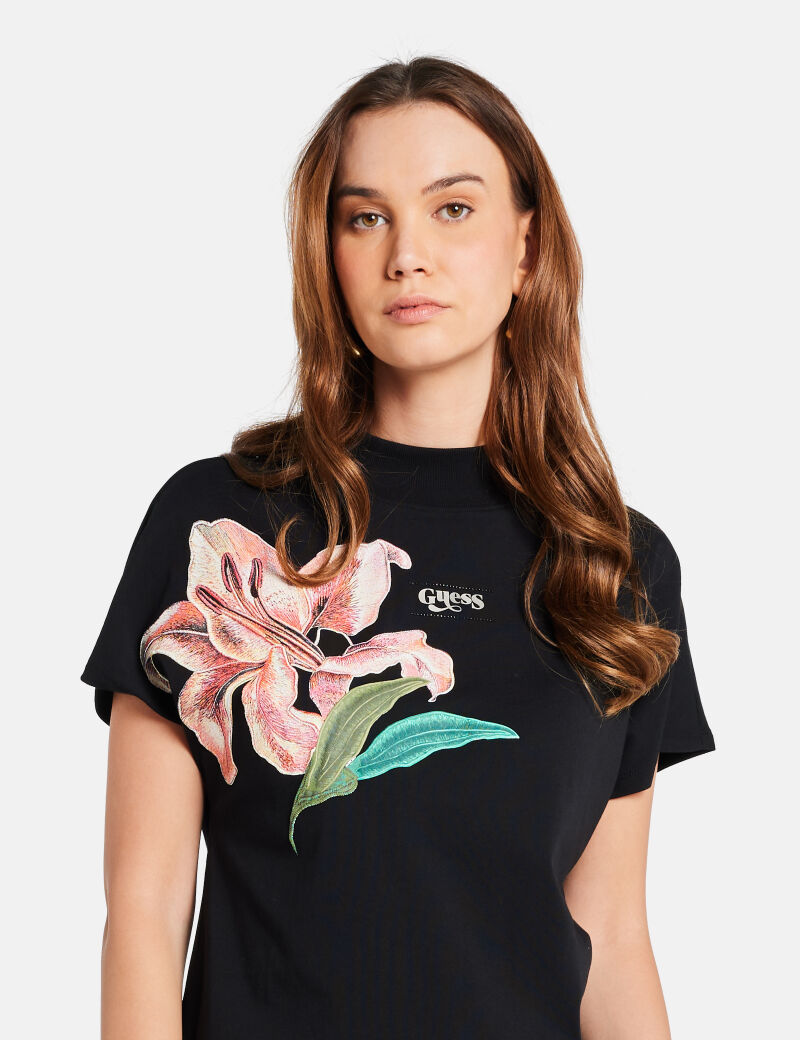 SL MOCK NK LILY TEE