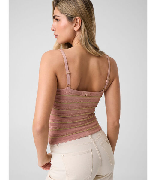 Striped knit top
