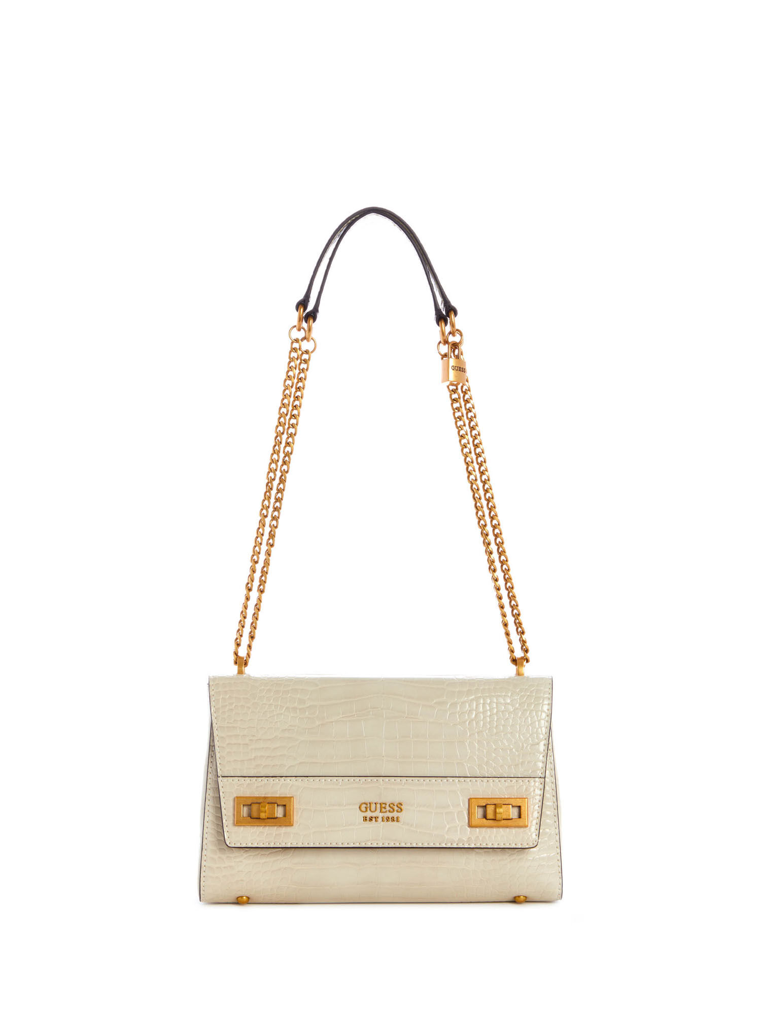 Guess croc shoulder bag sales