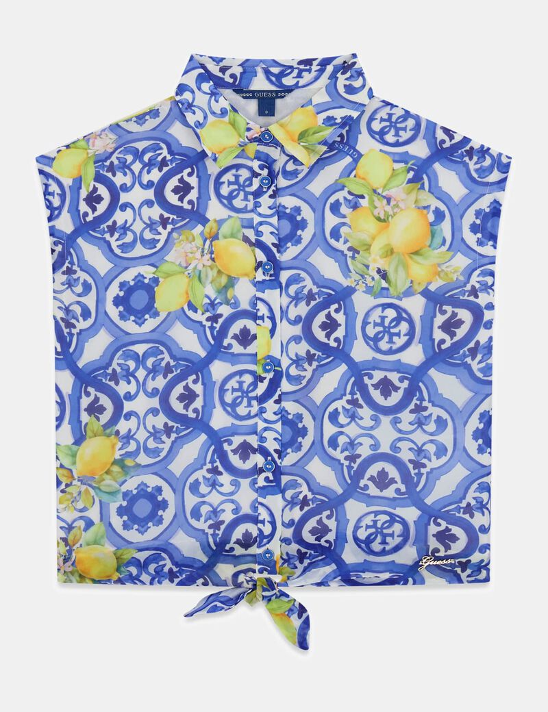guess chiffon shirt
