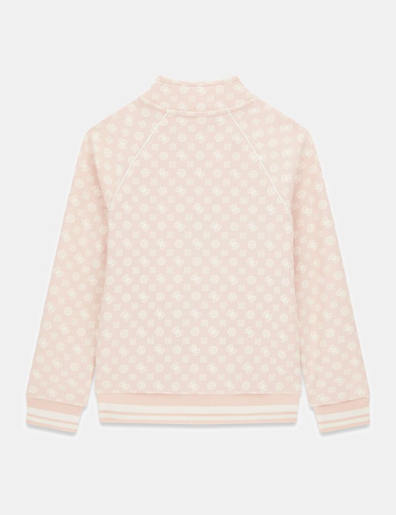 سويت شيرت بسحاب كامل وبشعار الماركة