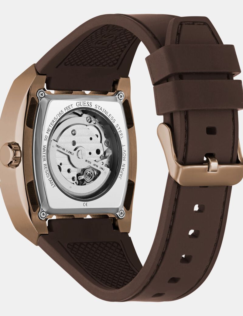 Mens Brown Coffee Automatic Watch