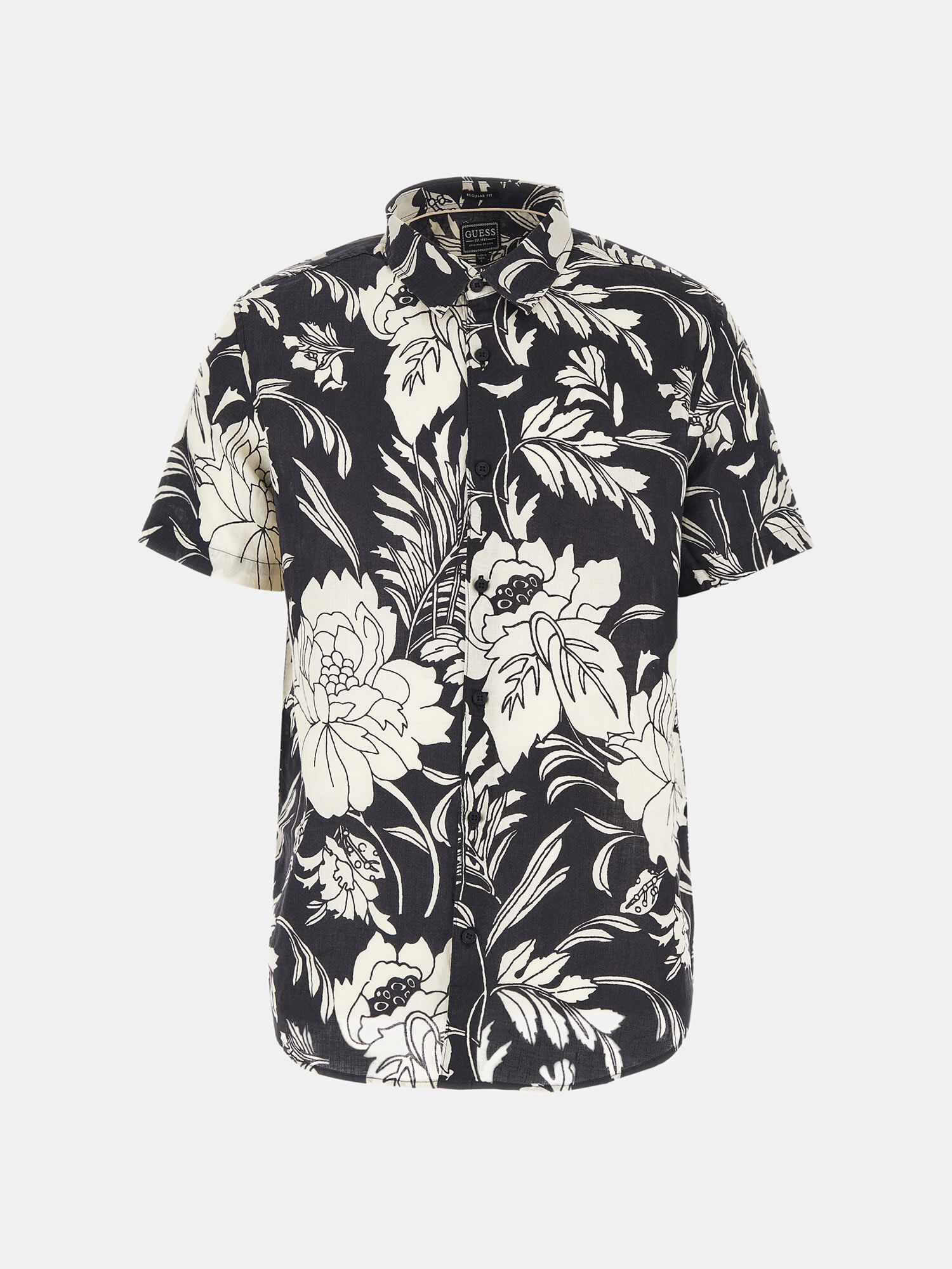 Guess hawaiian shirt best sale