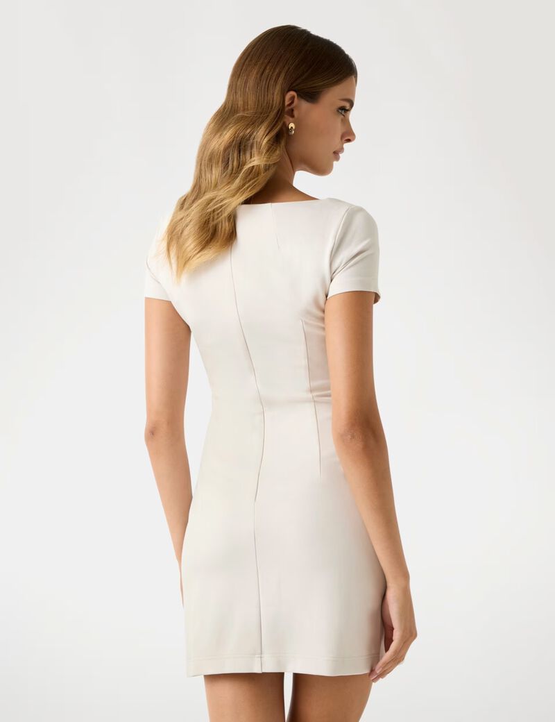 Fit-and-flare mini dress