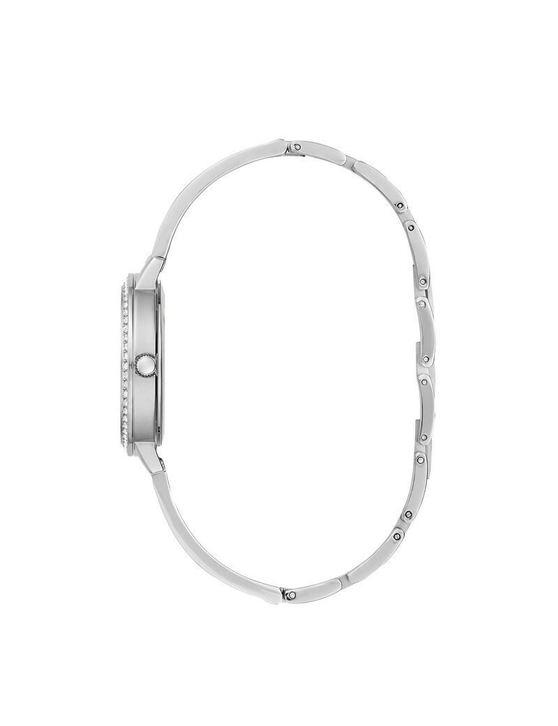 ساعة تناظرية فضية