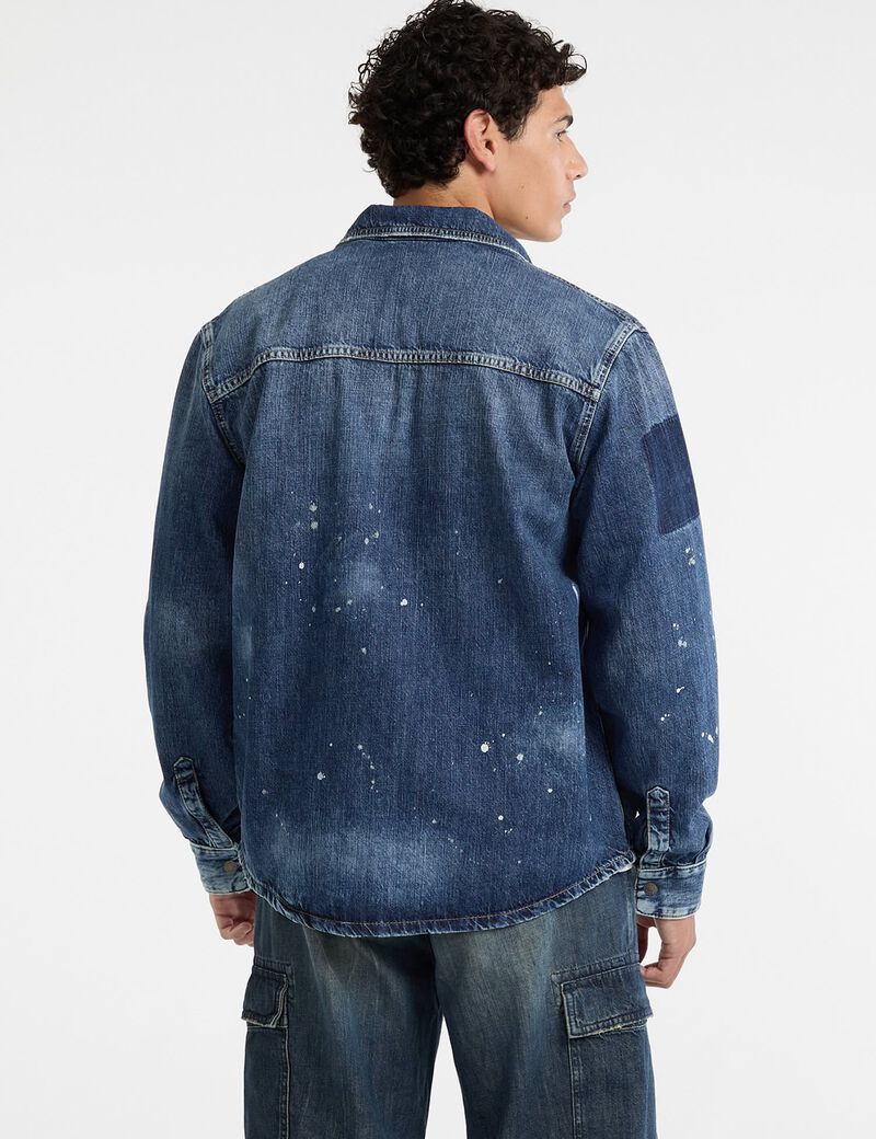 Oversized denim jacket