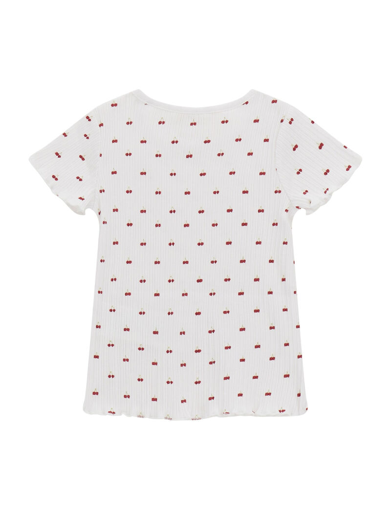 Fancy rib tshirt