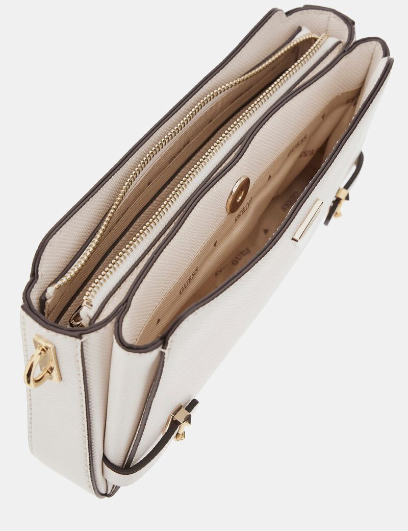 Rosalba Saffiano Mini Crossbody Bag