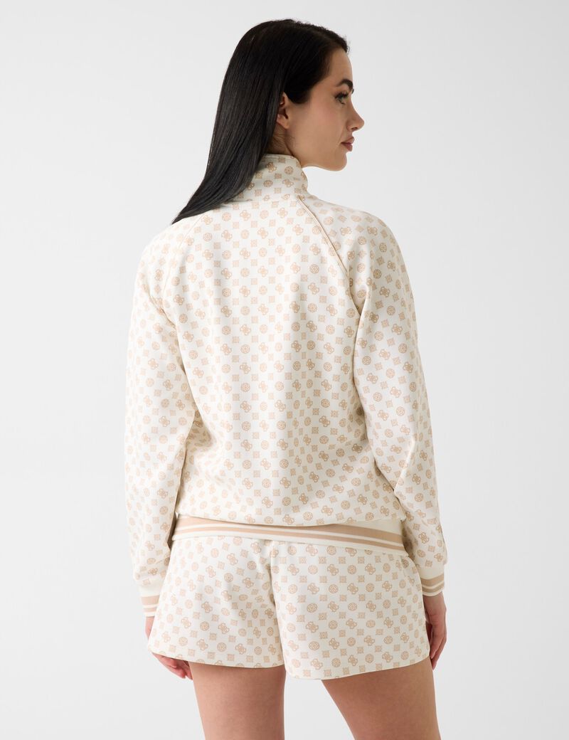 Full zip scuba sweatshirt