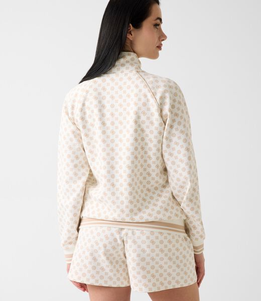 Full zip scuba sweatshirt