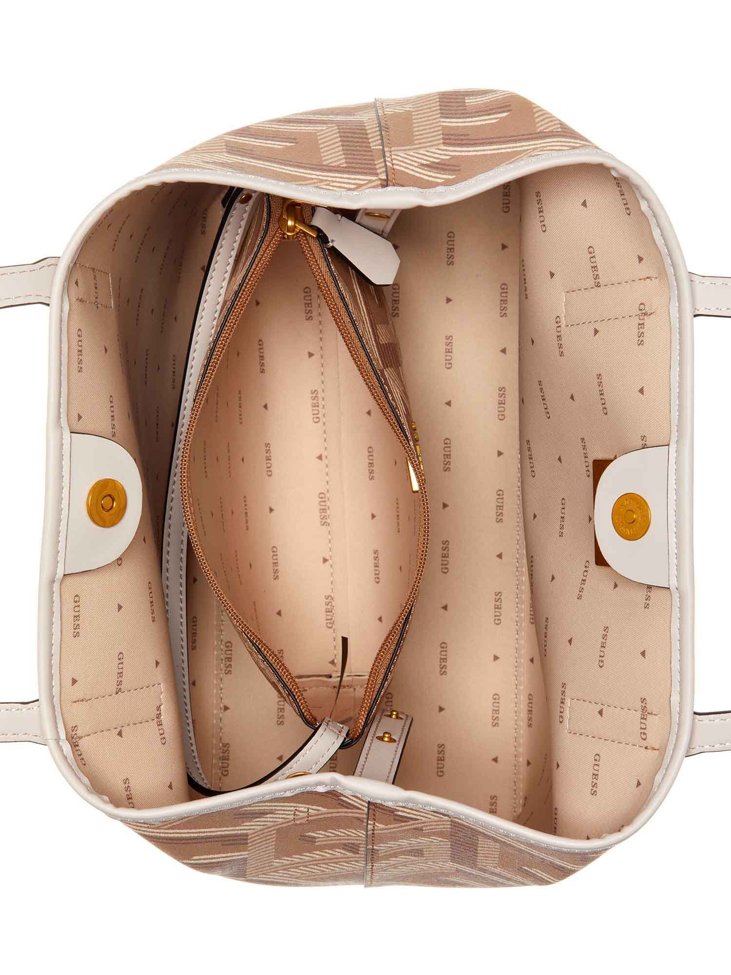 Guess canvas tote clearance