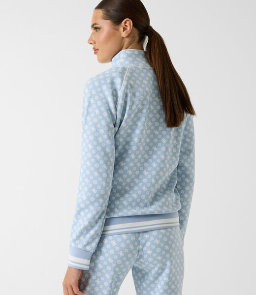 Full zip scuba sweatshirt&nbsp;