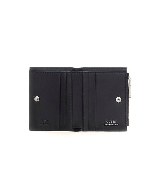 Monaco bifold top zip wallet