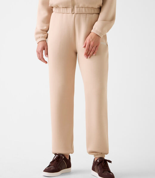 Rhinestone logo joggers