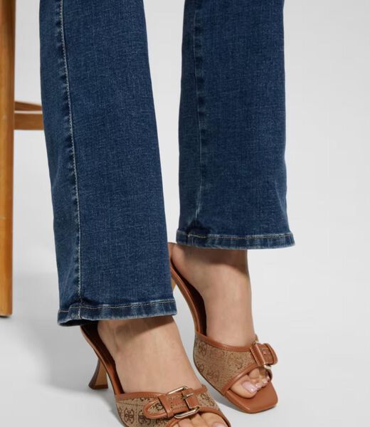 Dista Mid Heel Open Toe with Buckle Sandals 
