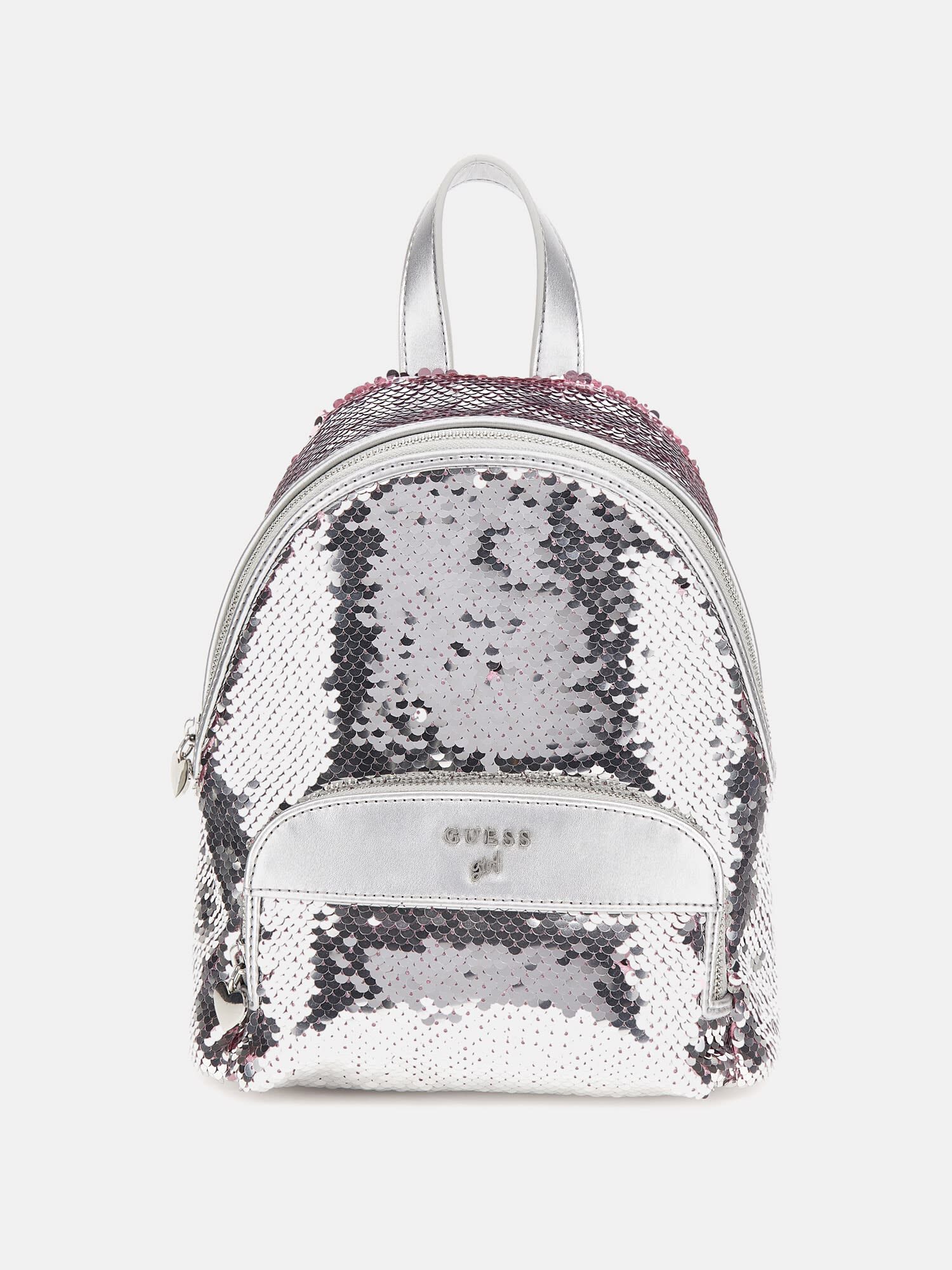 Guess backpack silver shop