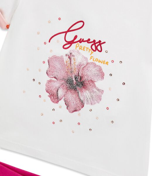 SET SS T-SHIRT+ACTIVE SHORTS