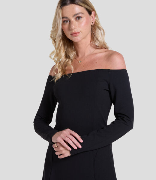Evelina off-shoulder dress