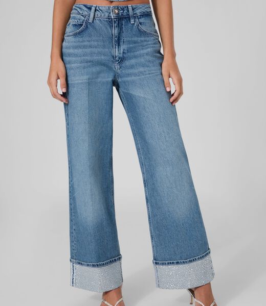 guess rey wide leg jeans