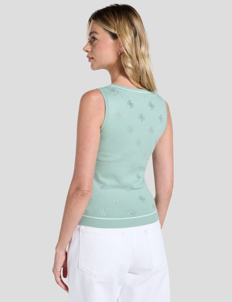 Rhinestones Tank Top