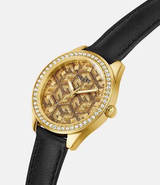 Analogue watch with G Cube logo detail