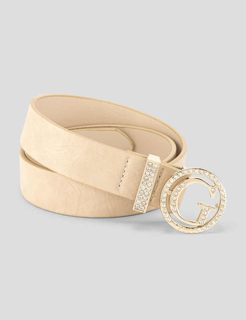 guess strass buckle belt