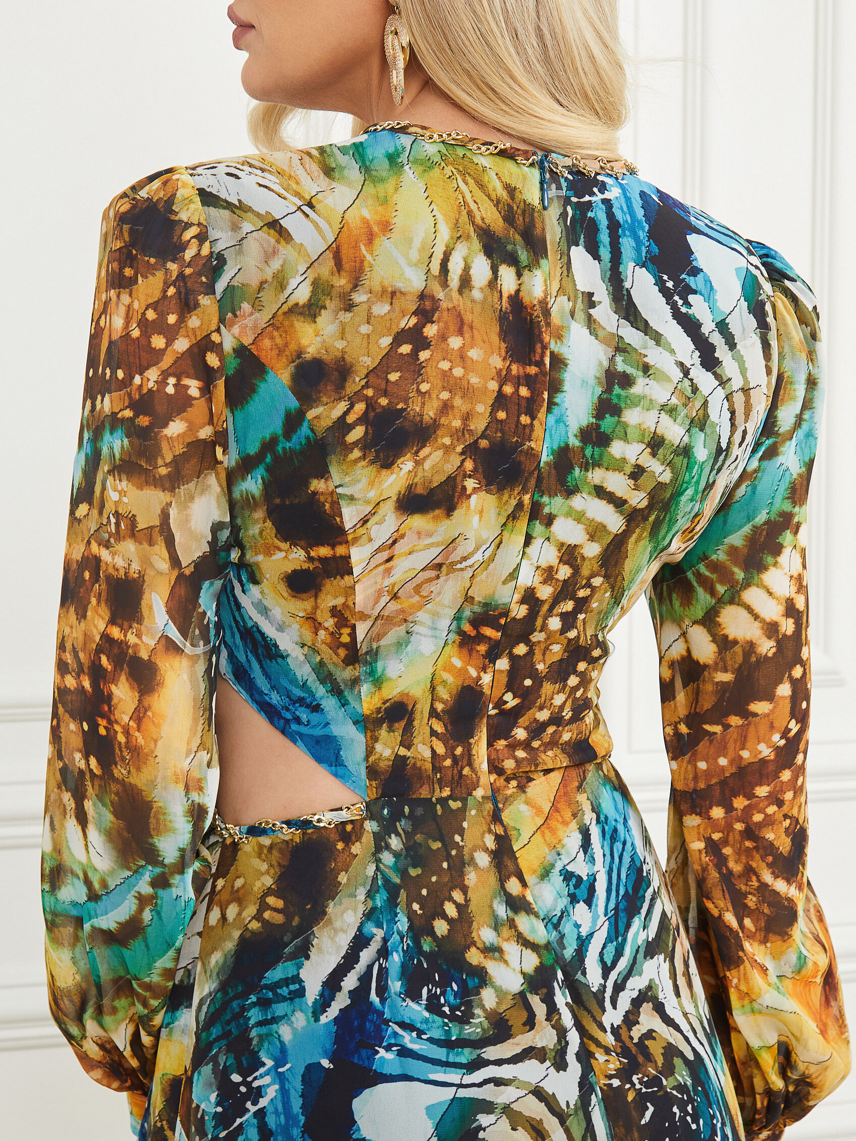 Shop GUESS Online Marciano All Over Print Long Dress