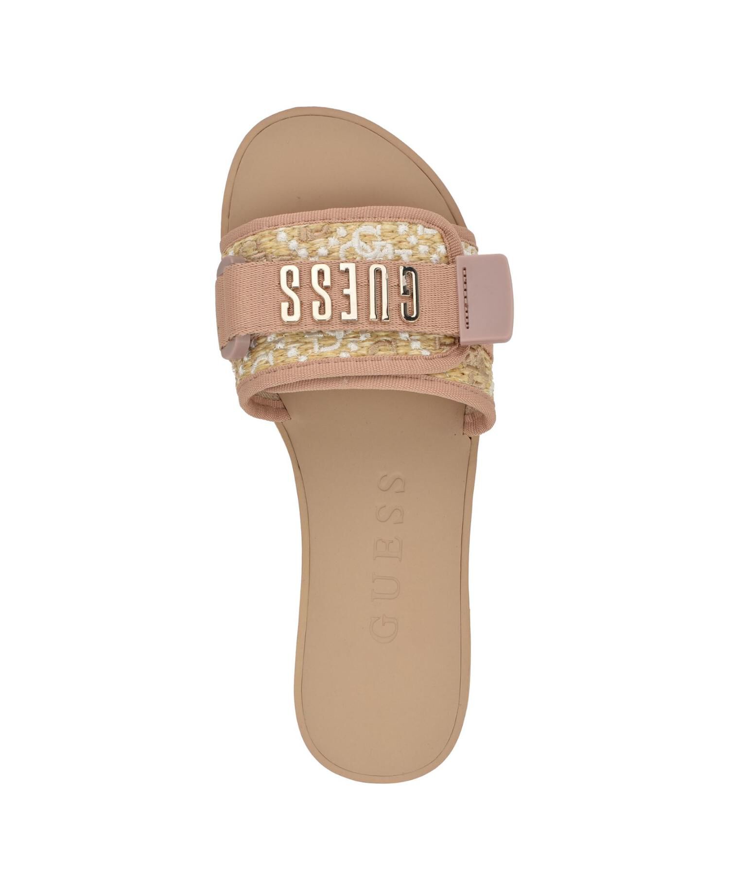 rose gold guess sandals