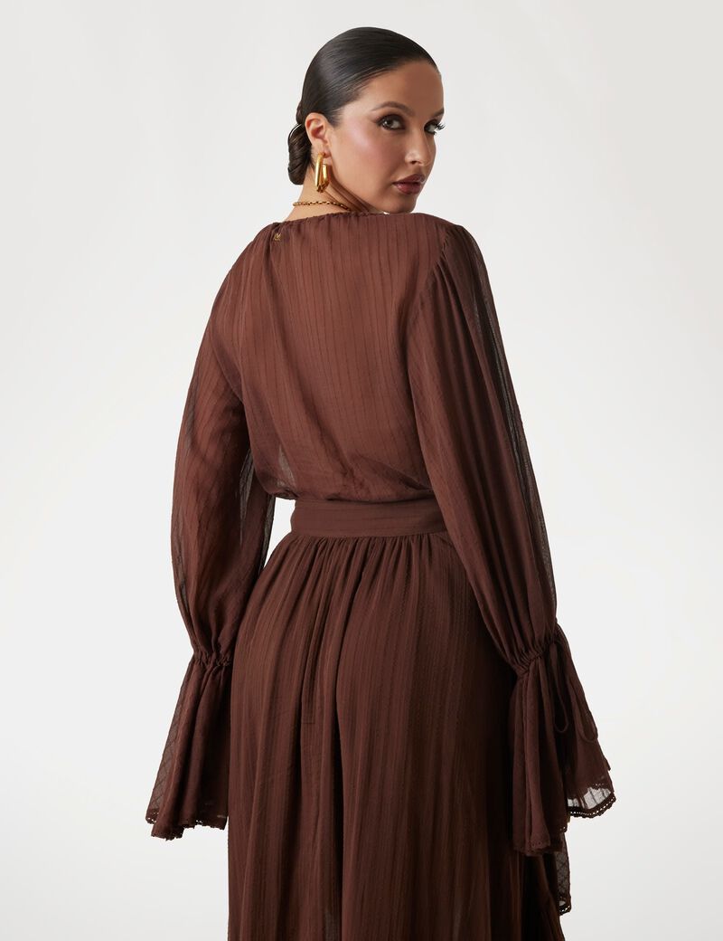 بلوزة مارسيانو المنسابة