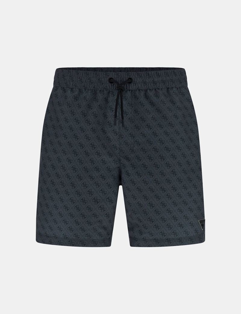 سروال سباحة من قماش قطني مائل