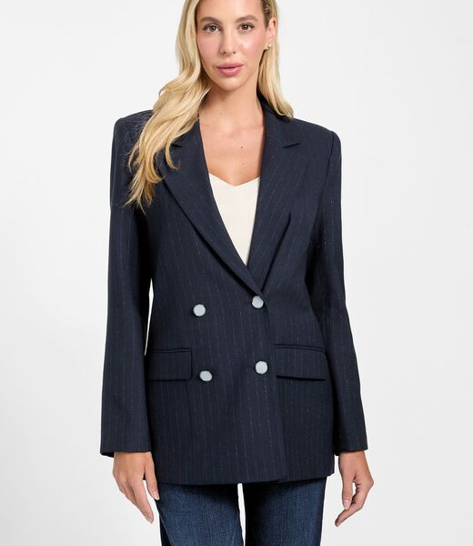 بليزر مزدوج الصدر مخطط