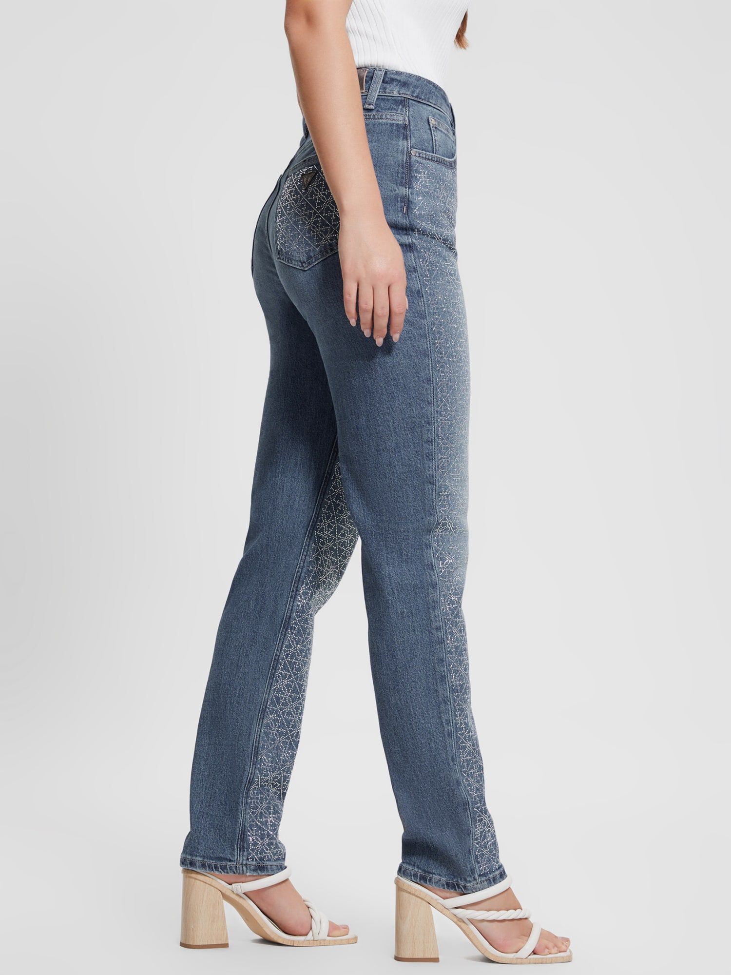 Guess jeans with rhinestones online