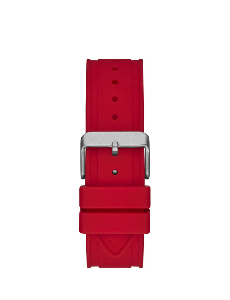 Black And Red Multifunction Watch