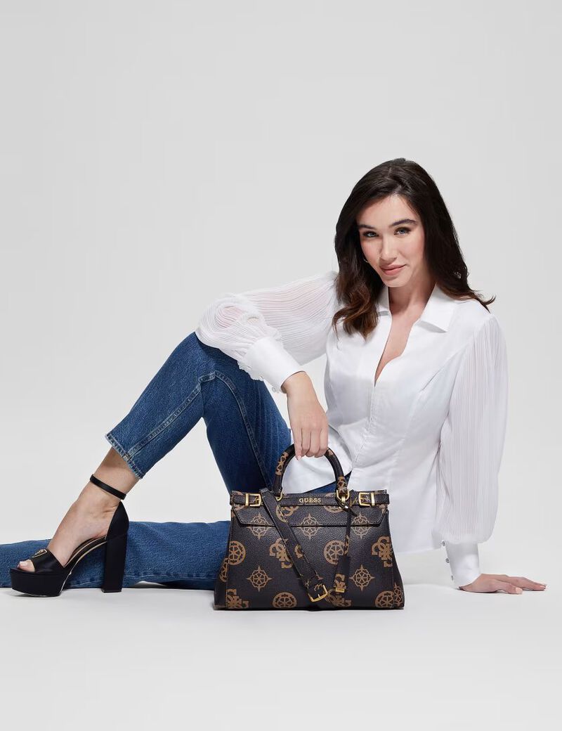 Sestri 4G peony logo handbag