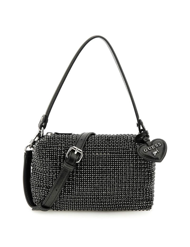 Shop GUESS Rhinestones crossbody bag, Black | GUESS UAE