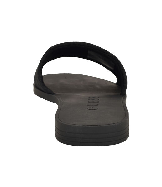 Elysone logo flat sandals